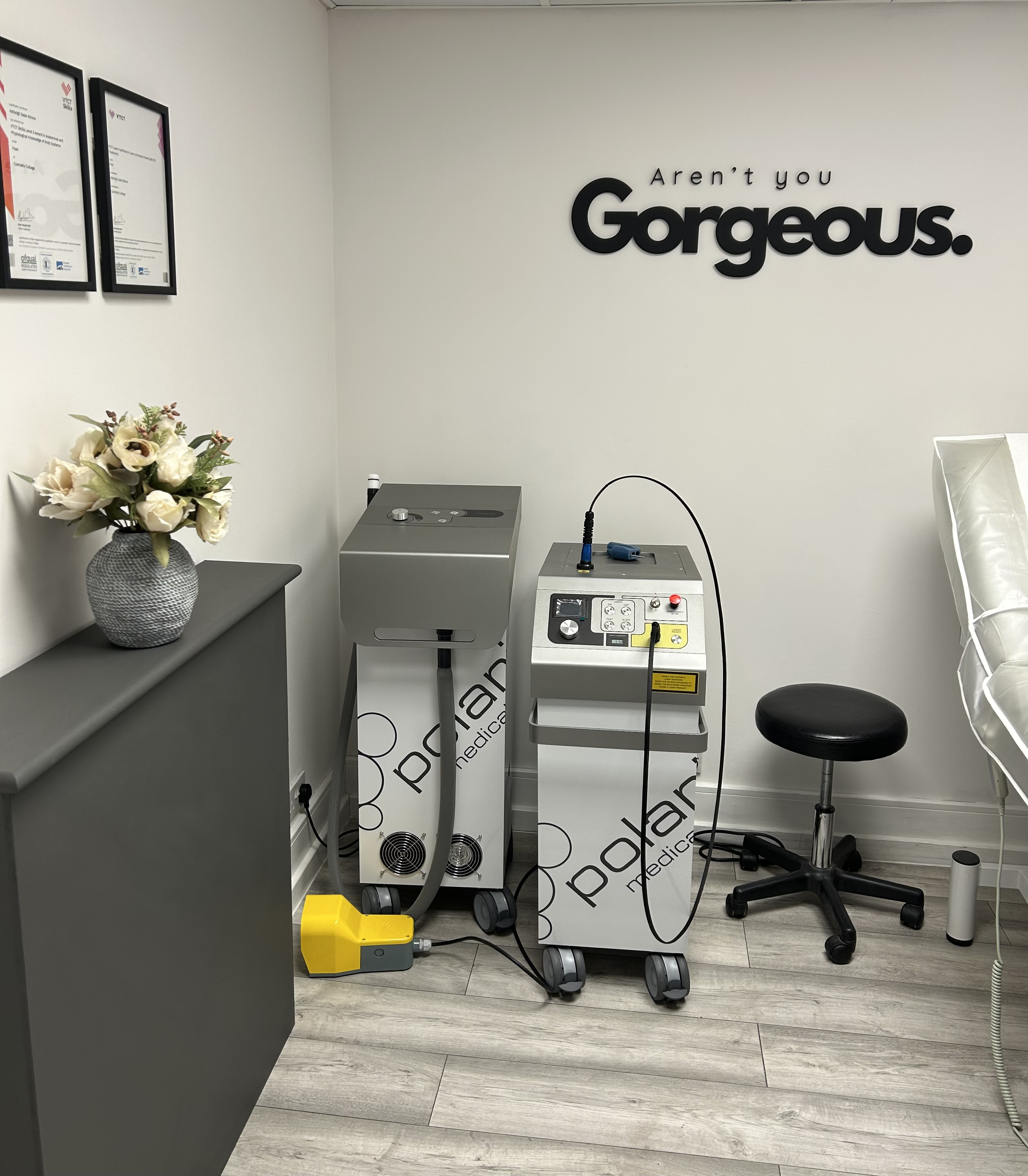 Aren't You Gorgeous clinic room